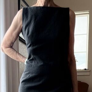 Black jeans sheath dress